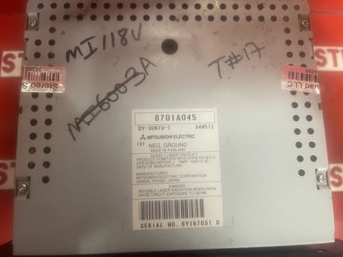 Mitsubishi 2006-2009 Eclipse Endeavor Galant AM FM Radio mp3 CD 8701A045 MI118U - Thumbnail 5