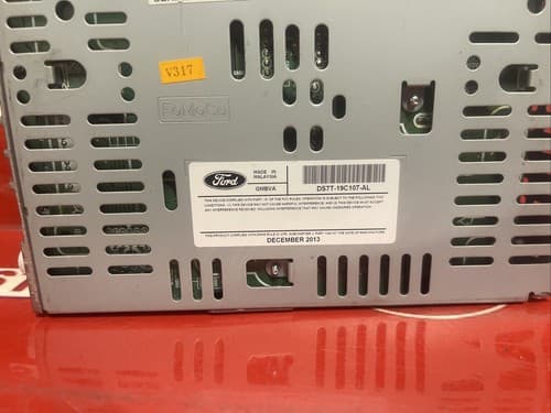 13 - 2015 Ford Fusion OEM Single CD AM FM Radio Receiver DS7T-19C107-AK FO226BU - Thumbnail 5