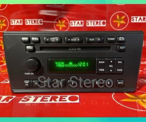 YW4F18C815AC FORD AM/FM 6-Cd Radio YW4F-18C815-AC 2001 LINCOLN LS FO204U - Thumbnail 2