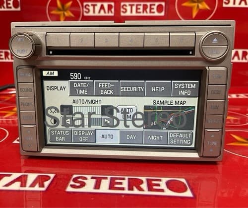 2007 Lincoln MKZ 6-CD/AM/FM/NAVI Radio Receiver 7H6T-18K931-AH OEM *FO152 - Thumbnail 3