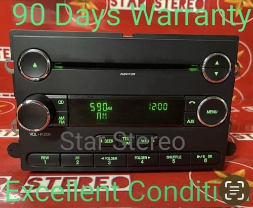 8E5T18C869AF FORD AM/FM CD 2008-2009 FUSION/MILAN/MKZ 8E5T-18C869-AF - Image 1