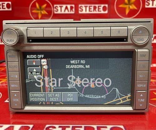 2007 Lincoln MKZ 6-CD/AM/FM/NAVI Radio Receiver 7H6T-18K931-AH OEM *FO152 - Thumbnail 2