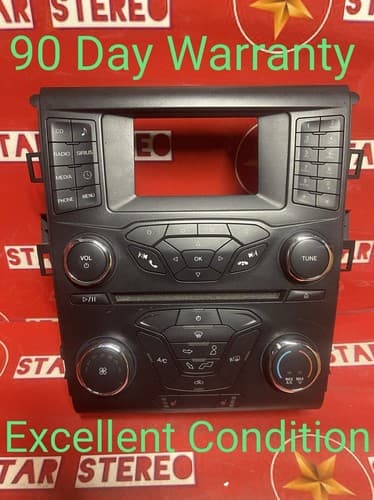 2014 Ford Fusion Radio and Temperature Control Panel Bezel DS7T-18E243-KX GM101U - Image 1