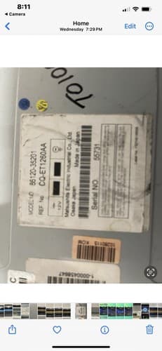 06 07 08 09 TOYOTA 4Runner JBL Synthesis Radio Stereo 6 Disc Player 86120-35201 - Thumbnail 3