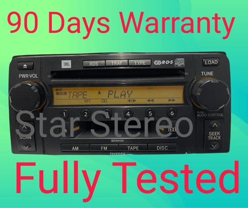 06 07 08 09 TOYOTA 4Runner JBL Synthesis Radio Stereo 6 Disc Player 86120-35201 - Image 1