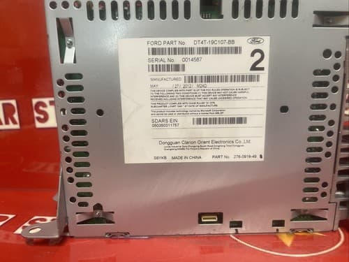 2013 FORD EDGE radio receiver AM-FM-CD-MP3 DT4T-19C107-BB OEM FO261AU - Thumbnail 5