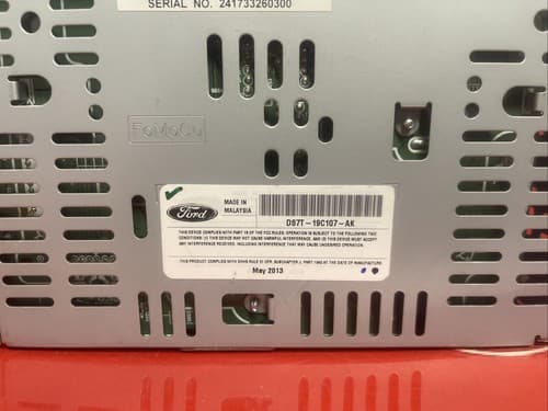 13 - 2015 Ford Fusion OEM Single CD AM FM Radio Receiver DS7T-19C107-AK FO226AU - Thumbnail 5
