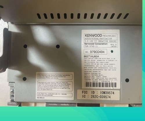 2010-2012 Subaru Outback Legacy Harmon Kardon OEM Navigation Screen SU108BU - Thumbnail 4