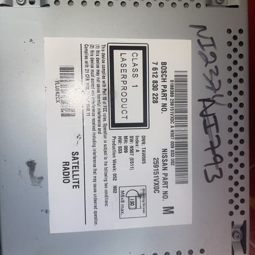 NISSAN Navi GPS AM FM SAT Stereo LCD Display Screen Monitor MP3 CD Player NI237 - Thumbnail 5