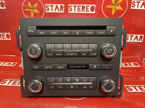 2009 Lincoln MKS AM FM Radio 6 CD Player Navigation Part AA5T-18K931AD FO225U - Thumbnail 2