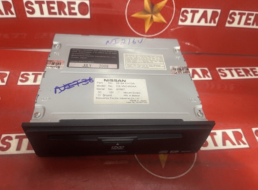 2006-2010 INFINITI M35 CONSOLE ENTERTAINMENT DVD PLAYER 28184-EH10A OEM NI216AU - Thumbnail 4