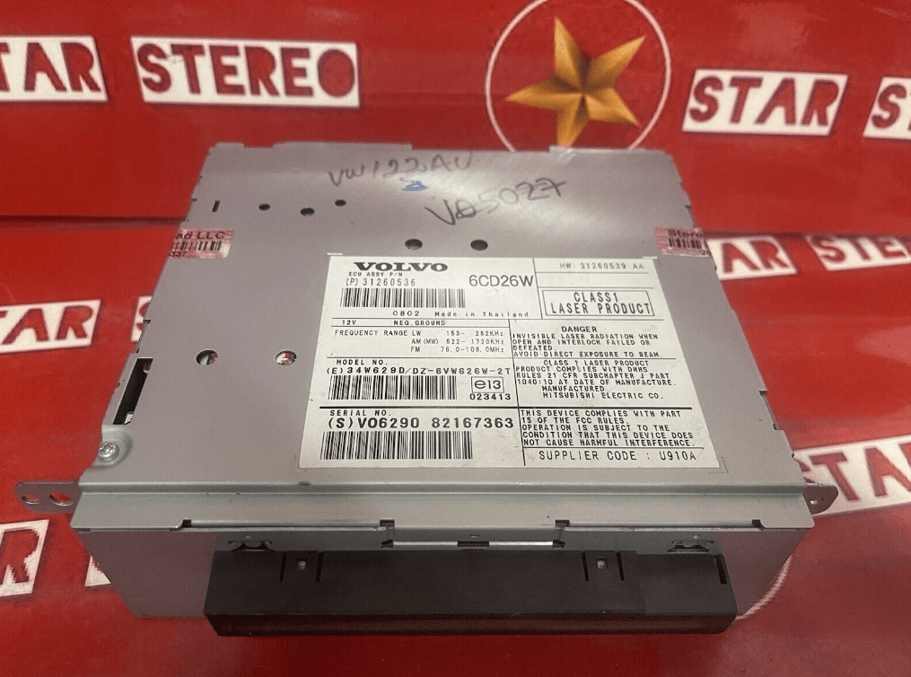 2007-2009 Volvo XC90 AM-FM Radio with Single Disc CD 31260536 VO122DU - Thumbnail 4