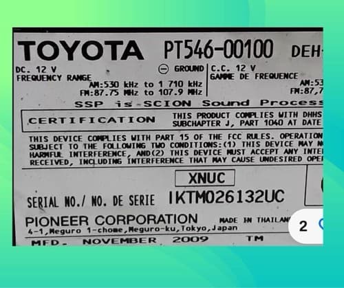 2008-2014 Scion xB Pioneer radio AM FM CD T1814 oem 08 09 10 11 12 13 14 TO103U - Thumbnail 4