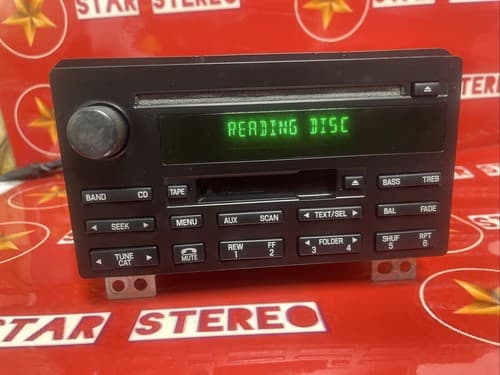 3L1T18C868AA AM/FM CD/CASSETTE 03/04 FORD EXPEDITION ALPINE FACTORY RADIO FO241U - Thumbnail 3