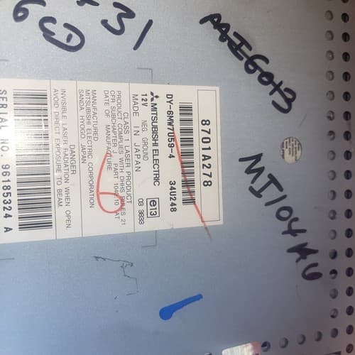 2008-2010 Rockford Fosgate Lancer Outlander FM AM Mp3 6CD OEM 8701A224 MI104AU - Thumbnail 6