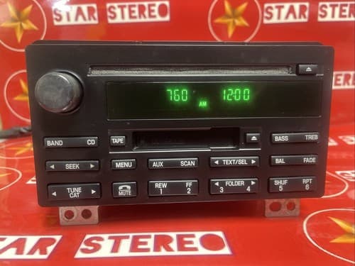 3L1T18C868AA AM/FM CD/CASSETTE 03/04 FORD EXPEDITION ALPINE FACTORY RADIO FO241U - Thumbnail 2