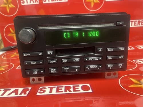 3L1T18C868AA AM/FM CD/CASSETTE 03/04 FORD EXPEDITION ALPINE FACTORY RADIO FO241U - Thumbnail 4