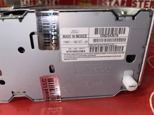 2017 2018 Ford Focus Radio Receiver CD Player Single Disc FM5T-19C107-JH FO191U - Thumbnail 5