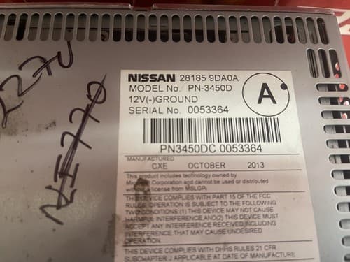 2007 NISSAN ARMADA BOSE AM/FM RADIO AUDIO 6 CD PLAYER OEM USED 28185ZE30A - Thumbnail 5