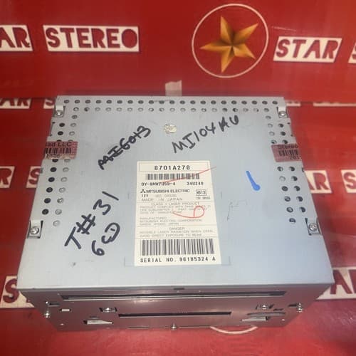 2008-2010 Rockford Fosgate Lancer Outlander FM AM Mp3 6CD OEM 8701A224 MI104AU - Thumbnail 5