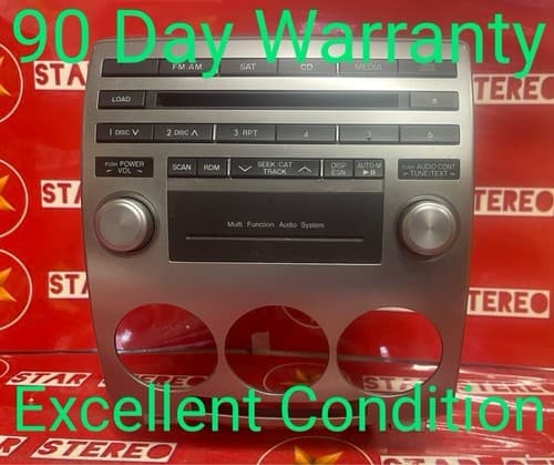 2008-2010 Mazda 5 OEM Front Center Dash AM FM Radio CD Player CD8466AR0 MA116U - Image 1