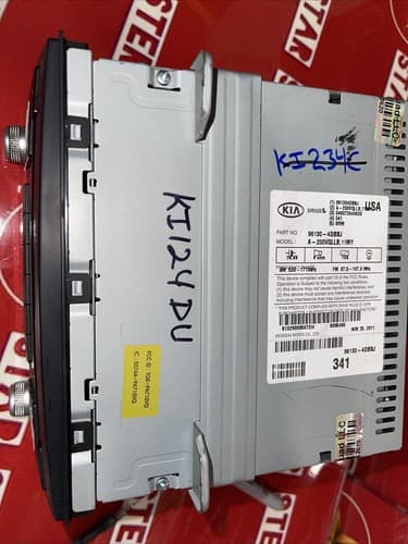11-14 Kia Sedona AM FM CD Player Satellite Ready Radio 96130-4DBBJ "KI124DU - Thumbnail 6