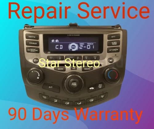Repair Service For Your 03 -07 Honda Accord Radio 6 Disc Player - Image 1