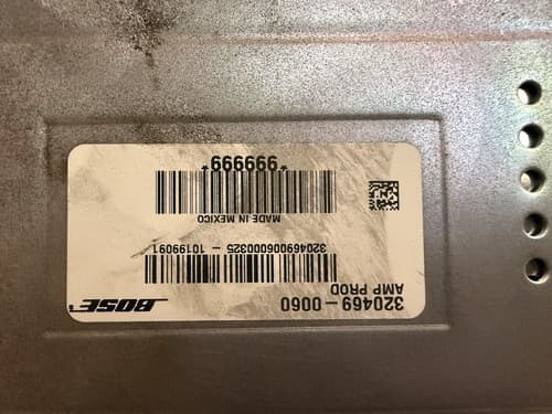 2014-2017 Infiniti Q70 Radio Amplifier Bose Amp ID 320469-0060 OEM NI252U - Thumbnail 4