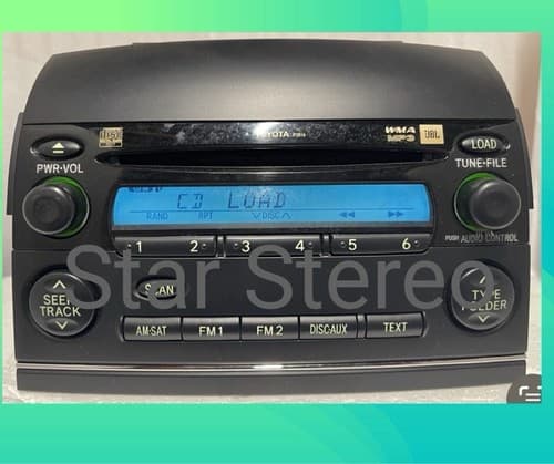 2005-09 TOYOTA Sienna Radio JBL Stereo 6 Disc MP3 CD Player P1816 OEM TO121U - Thumbnail 2