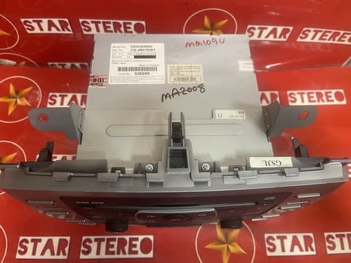 2009-2010 Mazda 6 Radio AM FM Single Disc CD Player GS3L669R0D JM4760AT MA109U - Thumbnail 4