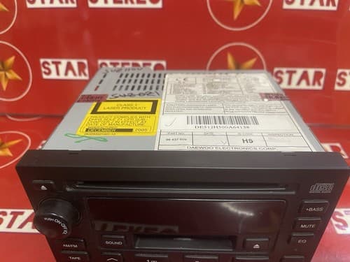 2004-08 Suzuki Forenza AM FM Receiver CD Player Cassette 96 437 609 SUZ110U - Thumbnail 5