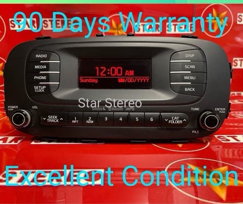 2014 2015 2016 2017 KIA SOUL AM/FM/CD/SAT RADIO OEM 96170B2090CA KI125CU - Image 1