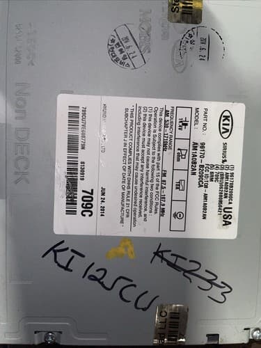 2014 2015 2016 2017 KIA SOUL AM/FM/CD/SAT RADIO OEM 96170B2090CA KI125CU - Thumbnail 5