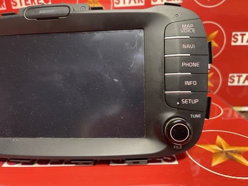 2014 - 2016 Kia Soul OEM UVO Touch Screen AM FM Bluetooth Media Receiver KI140U - Thumbnail 4