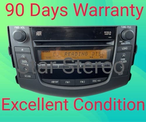 06 07 08 TOYOTA Rav4 Radio Stereo Receiver 6 Disc MP3 CD Player 11812 TO113U - Image 1