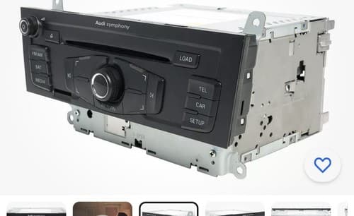 2009 Audi A4 S4 AM FM 6 Disc CD/MP3 Player Telematics Model ID 8T1035195L AU115A - Thumbnail 3