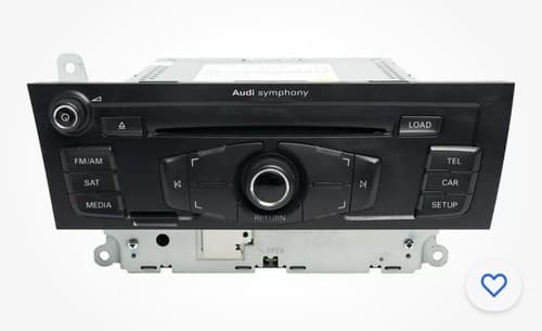 2009 Audi A4 S4 AM FM 6 Disc CD/MP3 Player Telematics Model ID 8T1035195L AU115A - Thumbnail 2