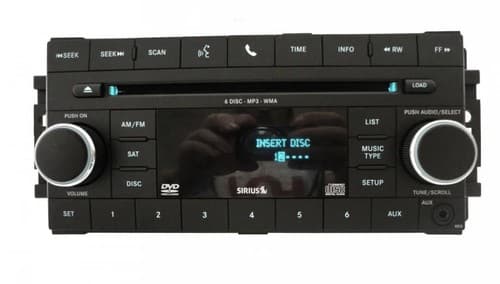 2007 - 2012 Chrysler Jeep Dodge OEM Radio MP3 6 CD Player Receiver REQ CH104U - Thumbnail 2