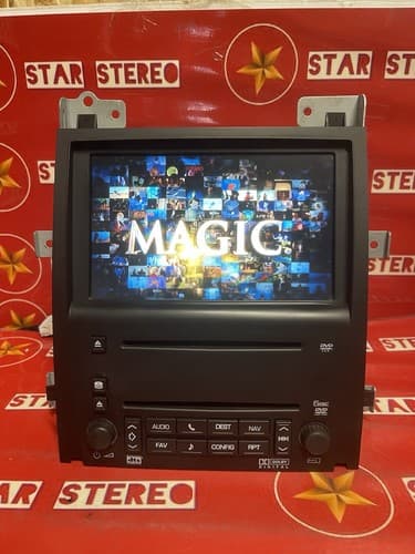 Cadillac STS Navigation Factory Radio Stereo MP3 DVD 6 CD player 20844561 GM118U - Thumbnail 2