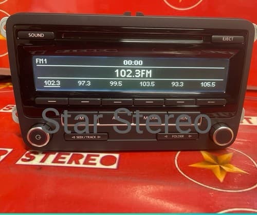 2011-2014 Volkswagen Jetta Am Fm Cd Player Radio Receiver 1K0 035 164 D VW114U - Thumbnail 2