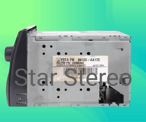 2005-06 Toyota Camry AM FM Radio Receiver CD Cassette 86120-AA170 AD6809 TO130U - Thumbnail 3