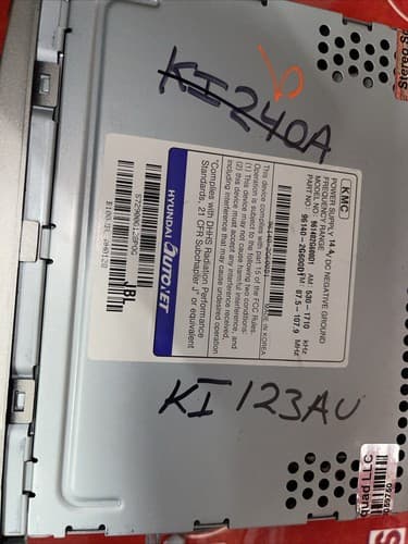 2008 Kia Optima AM FM CD Player Radio Receiver OEM 96140-2G600D1 KI123AU - Thumbnail 4