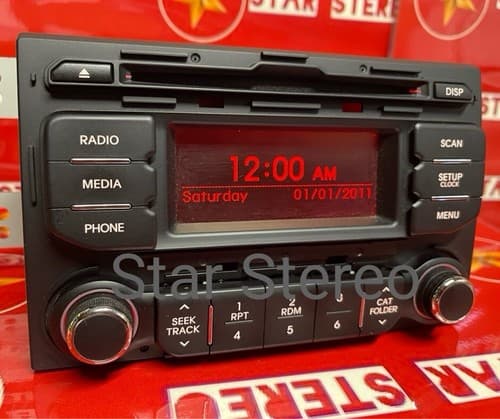 2012-2015 Kia Rio AM FM Radio Bluetooth CD MP3 Player 96170-1W950CA KI141U - Thumbnail 3