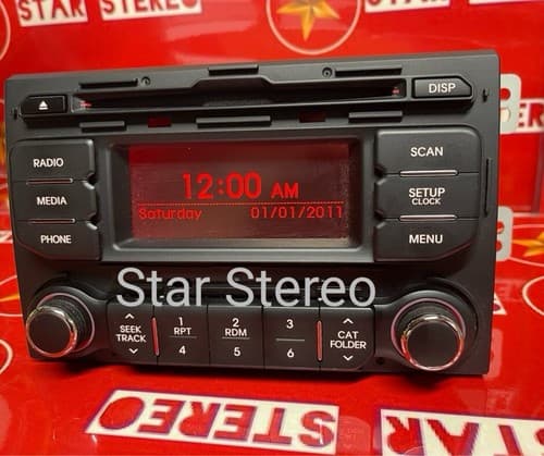 2012-2015 Kia Rio AM FM Radio Bluetooth CD MP3 Player 96170-1W950CA KI141U - Thumbnail 2