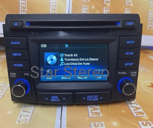 2014-2015 Hyundai Sonata AM FM Satellite Radio mp3 CD 96180-3Q8004X HY138U - Thumbnail 2