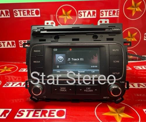 2014 - 2017 Kia Forte OEM Single CD Touch Screen AM FM SAT Radio Receiver KI131A - Thumbnail 4