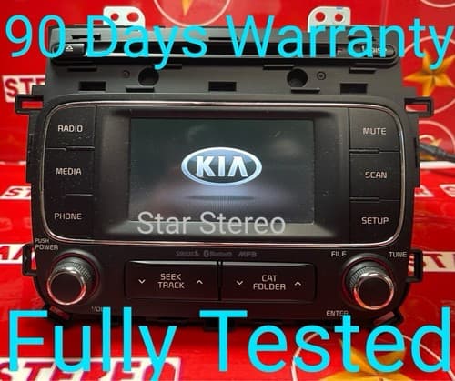 2014 - 2017 Kia Forte OEM Single CD Touch Screen AM FM SAT Radio Receiver KI131A - Image 1