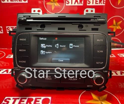 2014 - 2017 Kia Forte OEM Single CD Touch Screen AM FM SAT Radio Receiver KI131A - Thumbnail 5