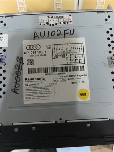 AUDI A4 A5 Q5 S4 OEM Concert Am/Fm Satellite Radio Bluetooth CD Player AU102AU - Thumbnail 4