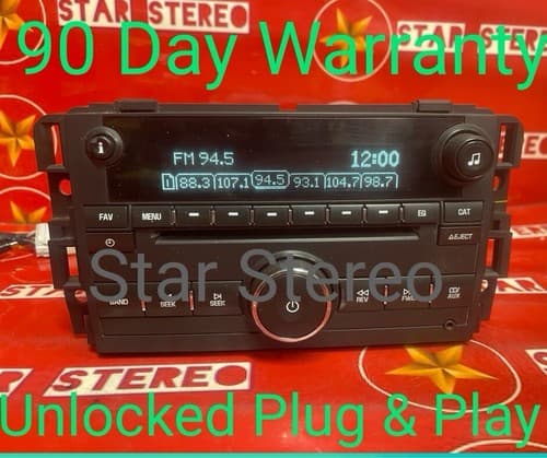 ***UNLOCKED* 2011 GMC ACADIA - AM/FM/CD/AUX Radio Receiver 20918592 GM113U - Image 1